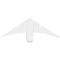 Ekena Millwork Alberta Architectural Grade PVC Gable Bracket, 36"W x 12"H x 4"D x 4"F, 8/12 Pitch GBP036X12X0404ALB00 - alternate 4